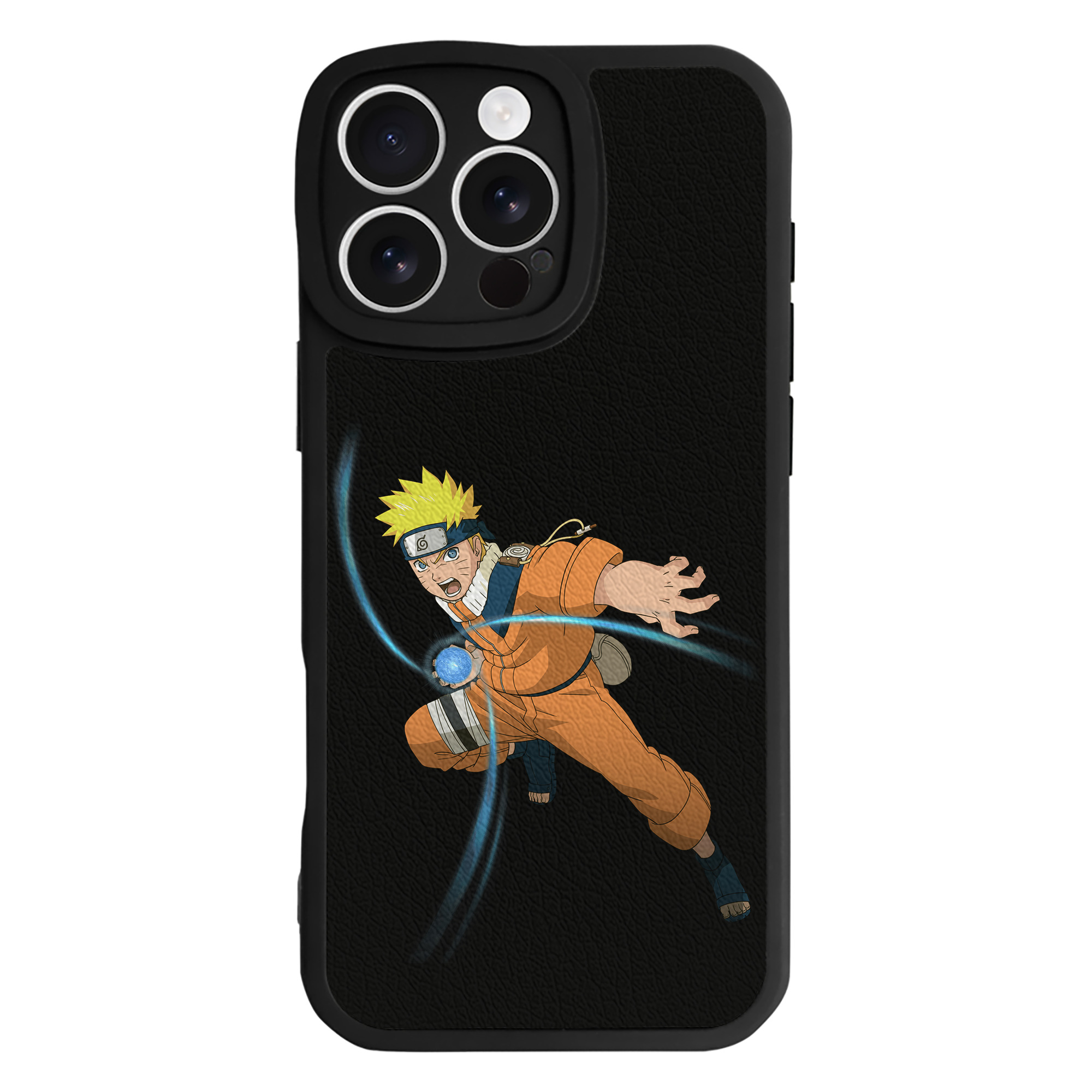（画像用） NARUTO -ナルト- うずまき ナルト Uzumaki Naruto 【iPhone 16シリーズ対応】シリコンスマホケース（レザー調） 材質：シリコン